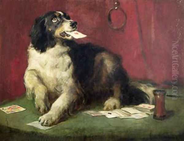 The Trickster Oil Painting by Sir Edwin Henry Landseer