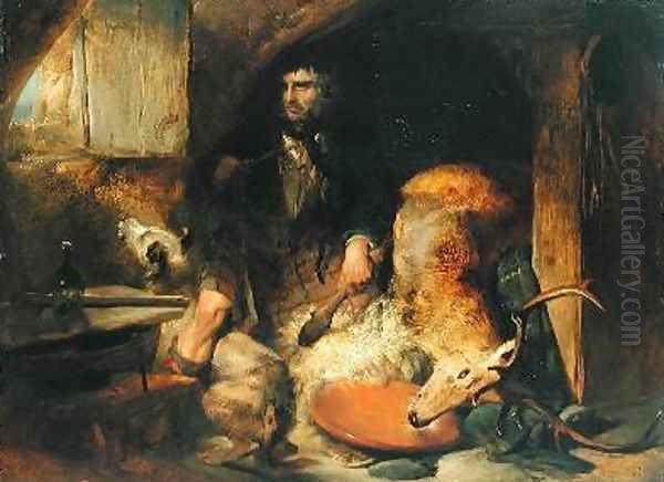 The Savage Oil Painting by Sir Edwin Henry Landseer