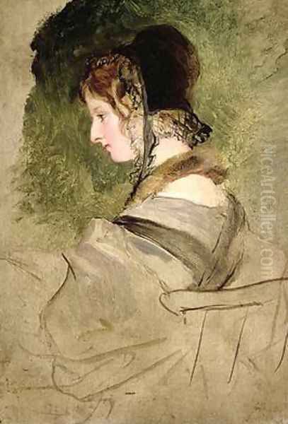 Portrait of a Woman Oil Painting by Sir Edwin Henry Landseer