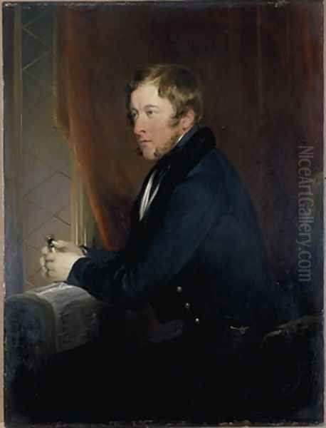 Portrait of William Spencer Cavendish Oil Painting by Sir Edwin Henry Landseer