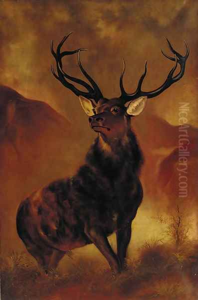 The Monarch of the Glen Oil Painting by Sir Edwin Henry Landseer