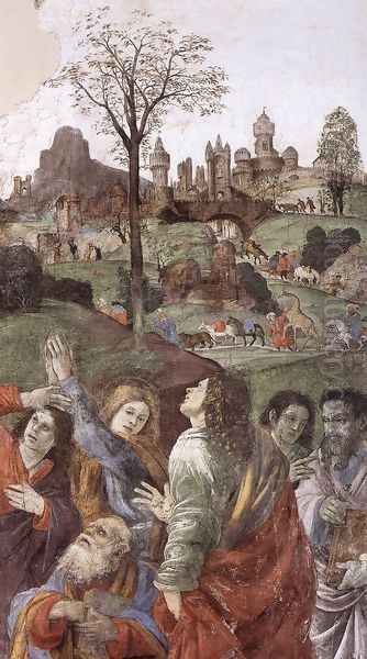 Assumption (detail-1) 1489-91 Oil Painting by Filippino Lippi