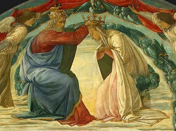 The Coronation of the Virgin (detail) c. 1480 by Filippino Lippi