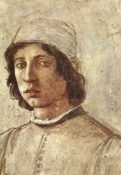 Self-Portrait [detail: 1] Oil Painting by Filippino Lippi