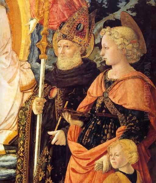 Madonna della Cintola (detail) Oil Painting by Filippino Lippi