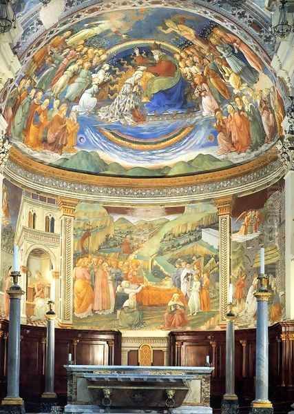 View of the Apse of the Cathedral Oil Painting by Filippino Lippi