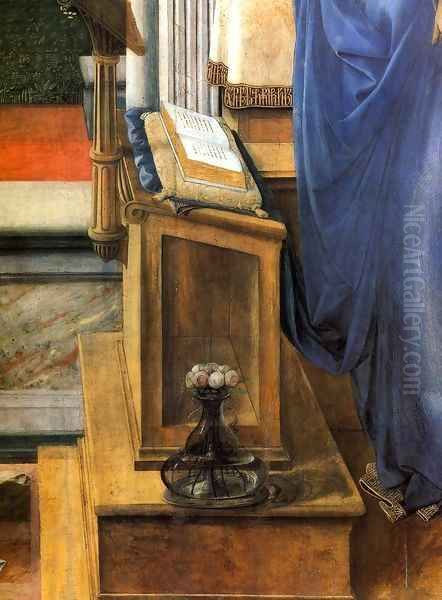 Annunciation (detail) 3 Oil Painting by Filippino Lippi