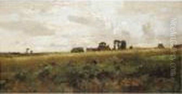 The Wheat Field Oil Painting by Pierre-Emmanuel Damoye