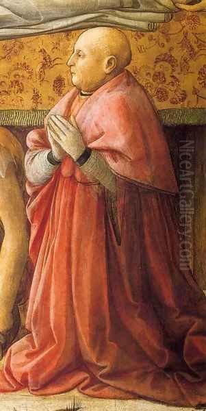 Funeral of St Jerome (detail) 2 Oil Painting by Filippino Lippi