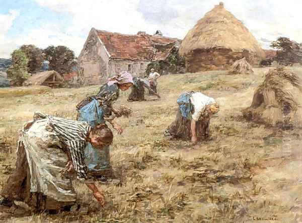 Les Glaneuses (The Gleaners) Oil Painting by Leon Augustin Lhermitte