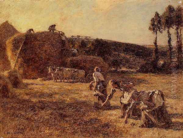 The Gleaners 2 Oil Painting by Leon Augustin Lhermitte