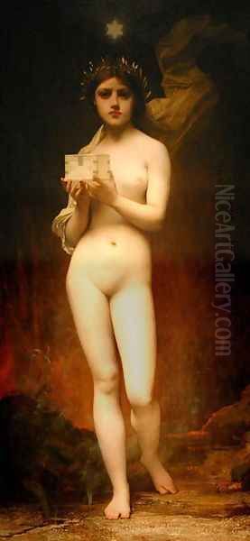 Pandora2 Oil Painting by Jules Joseph Lefebvre