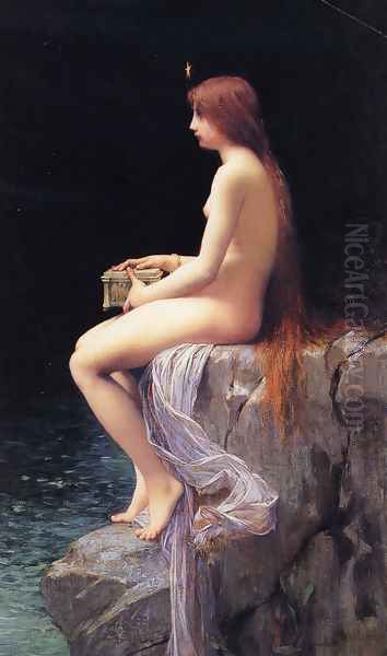 Pandora Oil Painting by Jules Joseph Lefebvre