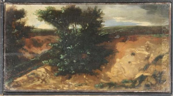 Untitled Oil Painting by Charles-Francois Daubigny