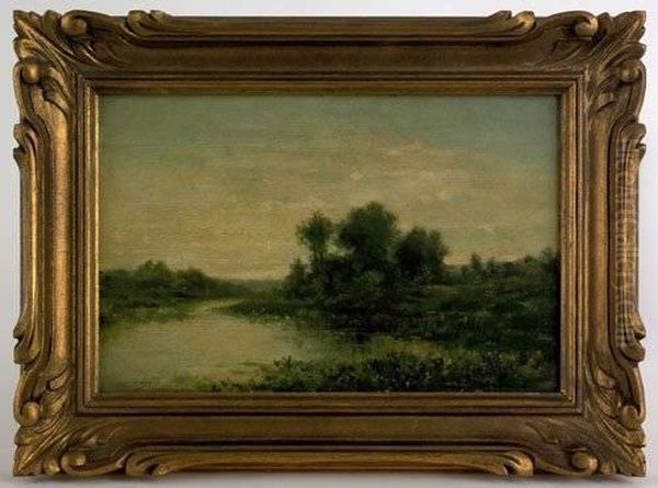 Landscape Oil Painting by Charles-Francois Daubigny