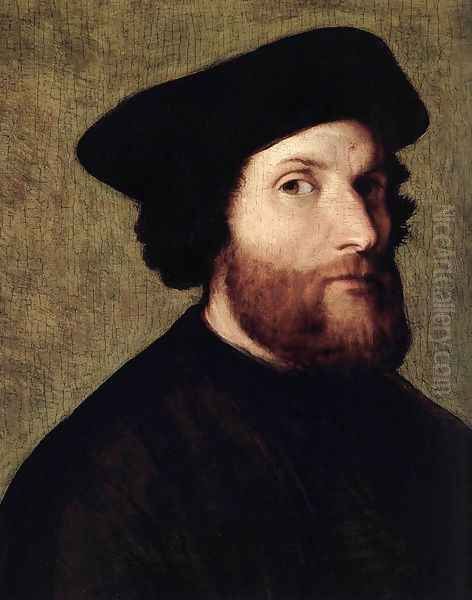 Self-Portrait 1540s Oil Painting by Lorenzo Lotto