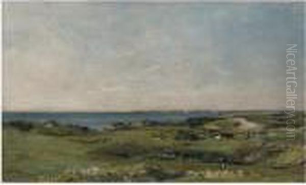 Bord De Mer Oil Painting by Karl Pierre Daubigny