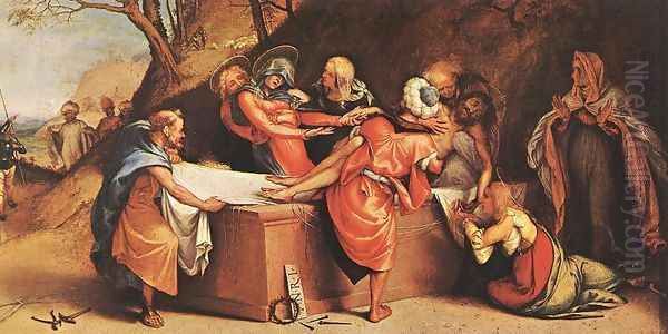 Deposition 1516 Oil Painting by Lorenzo Lotto