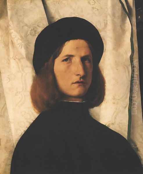 Portrait of a Man 1506-10 Oil Painting by Lorenzo Lotto