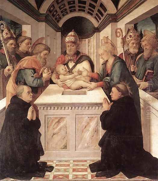 Circumcision 1460-65 Oil Painting by Fra Filippo Lippi