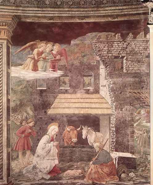 Nativity 1467-69 Oil Painting by Fra Filippo Lippi