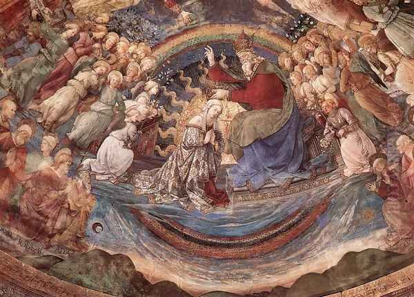 Coronation of the Virgin 1467-69 Oil Painting by Fra Filippo Lippi