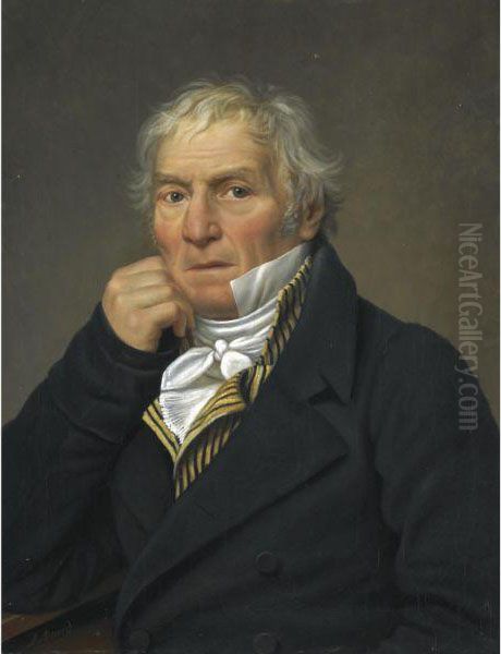 Portrait Of A Man Oil Painting by Jacques Louis David