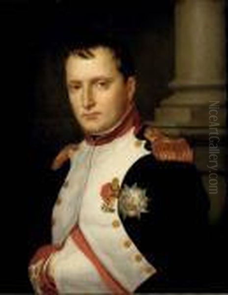 Portrait Of Napoleon Oil Painting by Jacques Louis David