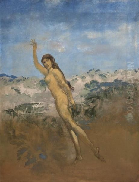 Mermaid On Dunes Oil Painting by Arthur Bowen Davies