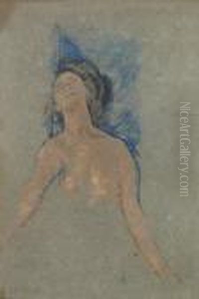 Nude Oil Painting by Arthur Bowen Davies