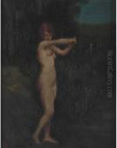 Nude Oil Painting by Arthur Bowen Davies