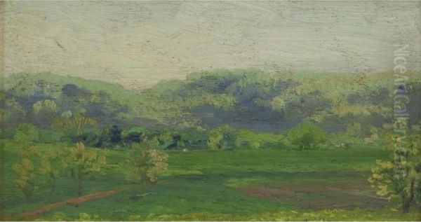 Spring- Rockland Lake Oil Painting by Arthur Bowen Davies