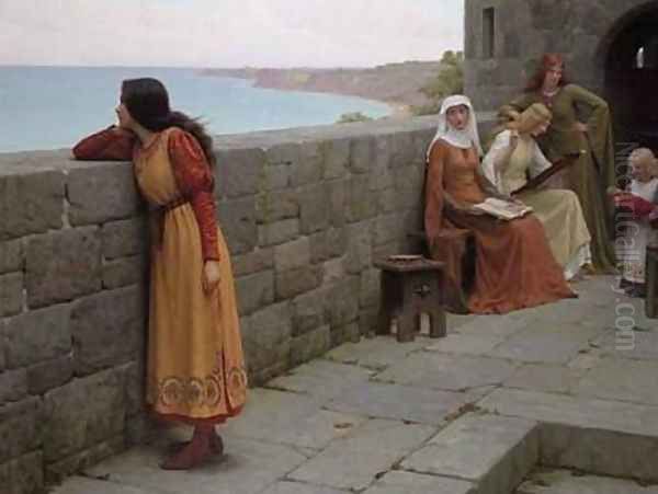 The Hostage Oil Painting by Edmund Blair Blair Leighton