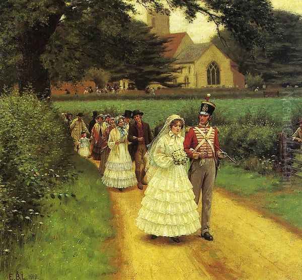 The Wedding March Oil Painting by Edmund Blair Blair Leighton