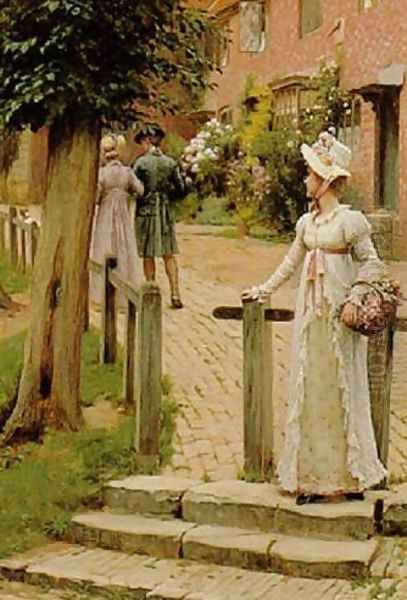 Sally Oil Painting by Edmund Blair Blair Leighton