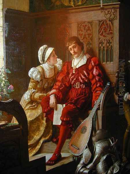 Duty [detail #1] Oil Painting by Edmund Blair Blair Leighton