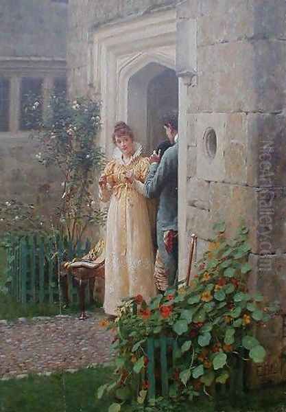 The Request Oil Painting by Edmund Blair Blair Leighton