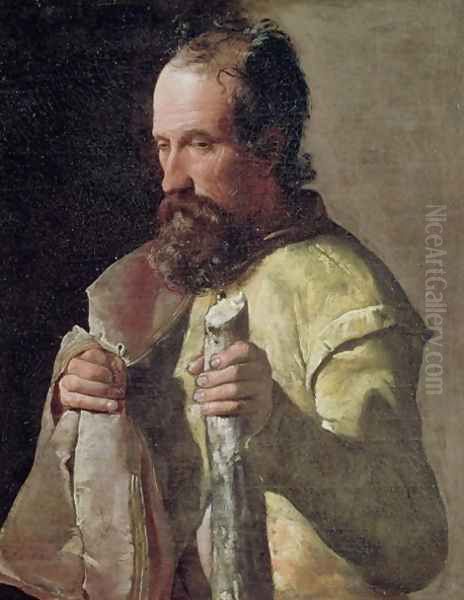 St. James the Less Oil Painting by Georges de La Tour