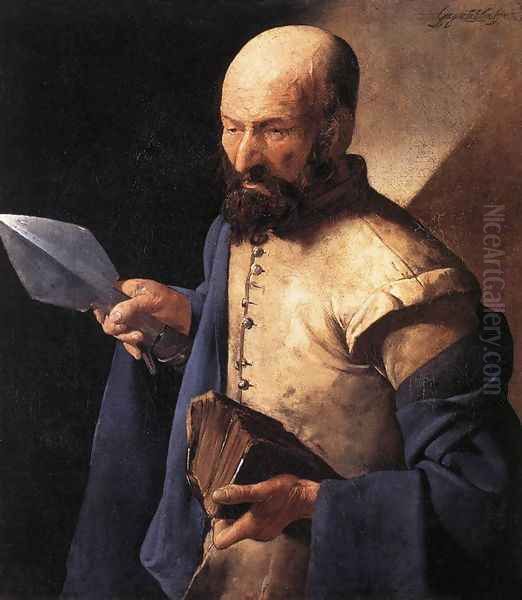 St Thomas 1625-30 Oil Painting by Georges de La Tour