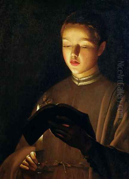 The Choirboy, c.1645 Oil Painting by Georges de La Tour