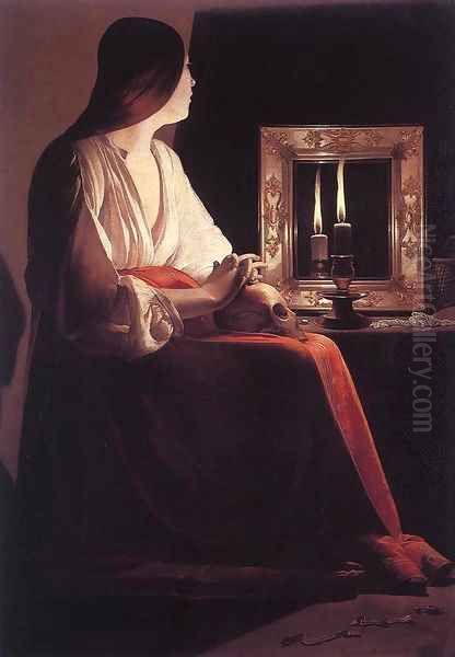 Fortune Teller 1632-35 2 Oil Painting by Georges de La Tour