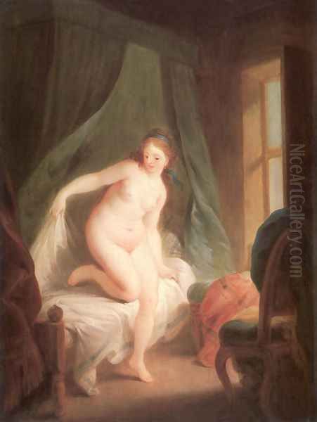 The Morning 1780s Oil Painting by Felix Ivo Leicher