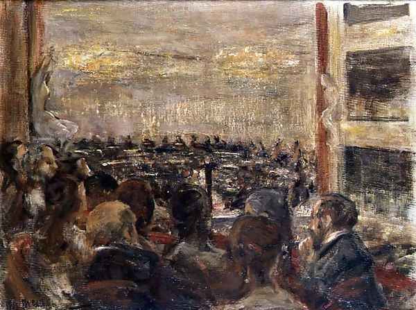 At the Opera House Oil Painting by Max Liebermann