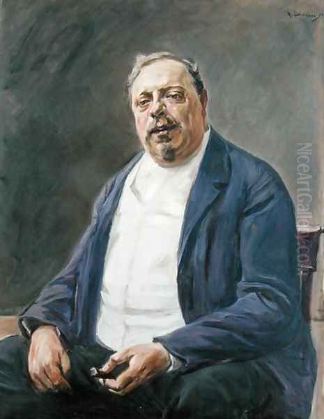 Baron Alfred von Berger, 1905 Oil Painting by Max Liebermann