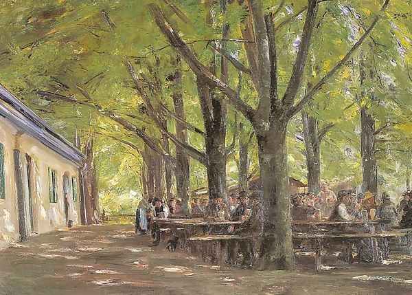 Country Tavern at Brunnenburg 1893 Oil Painting by Max Liebermann