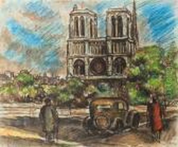 Paris, Notre-dame Oil Painting by Pierre De Belay