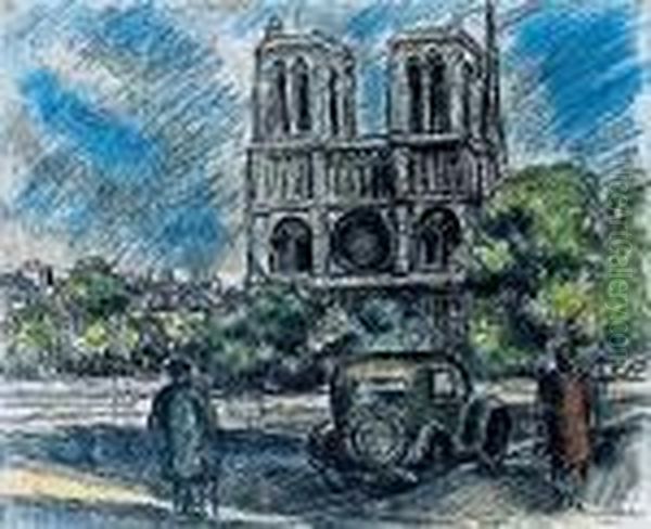 Paris, Notre-dame Oil Painting by Pierre De Belay