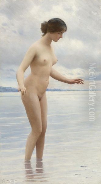 In The Water Oil Painting by Eugene de Blaas