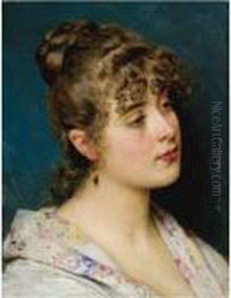 La Bella Veneziana Oil Painting by Eugene de Blaas