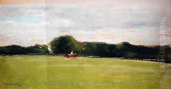 The Polo Field in Jenischs Park, 1902 Oil Painting by Max Liebermann